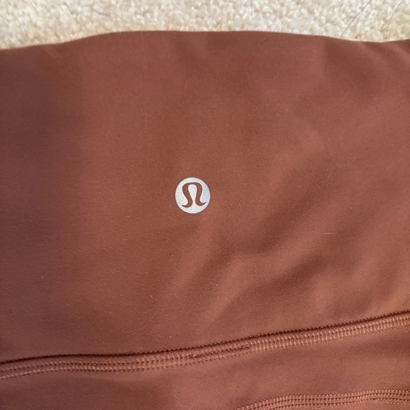 Lululemon Groove Super-High-Rise Flared Pant Nulu Ancient Copper Brown SZ 12 - Picture 11 of 15